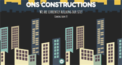 Desktop Screenshot of onsconstructions.com